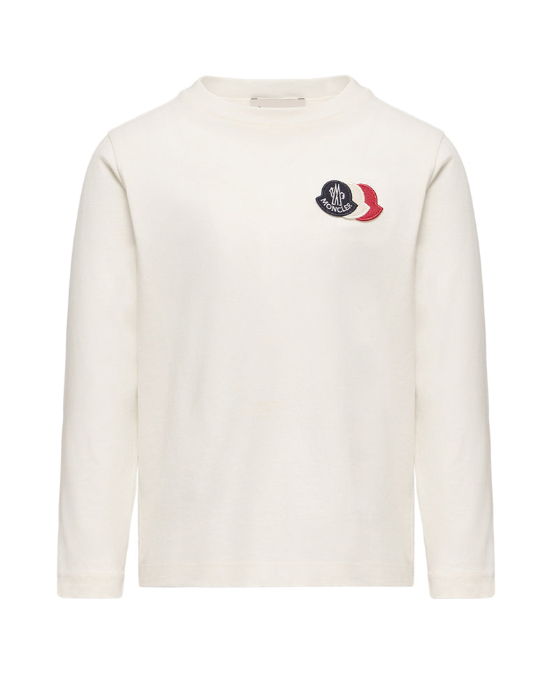 
  
    Moncler
  
    Enfant
  
 Boys White Tricolour Logo Top