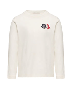 
  
    Moncler
  
    Enfant
  
 Boys White Tricolour Logo Top