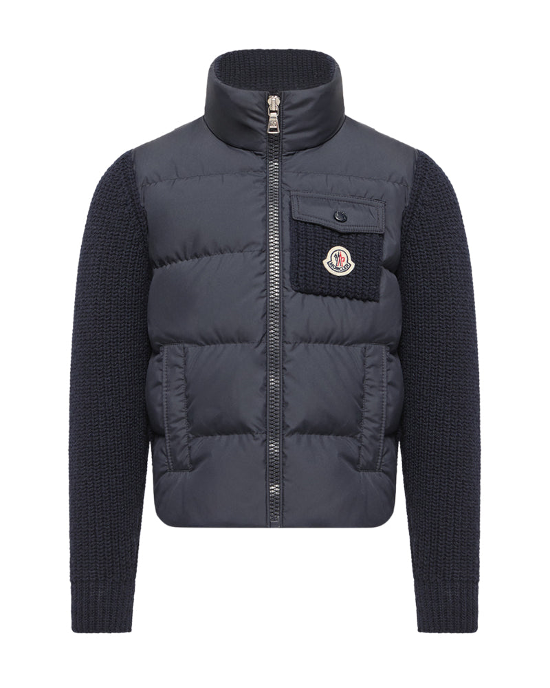 
  
    Moncler
  
    Enfant
  
 Boys Navy Wool & Cashmere Cardigan Jacket