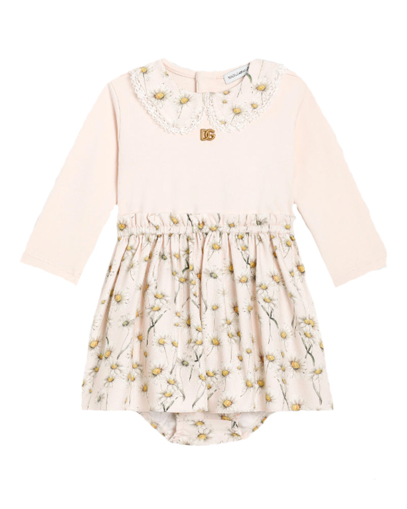 Baby Girls Ivory Daisy Dress