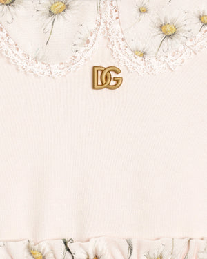 
  
    Dolce
  
    &
  
    Gabbana
  
 Baby Girls Ivory Daisy Dress