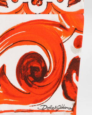 
  
    Dolce
  
    &
  
    Gabbana
  
 Baby Girls Orange Maiolica-Print Leggings