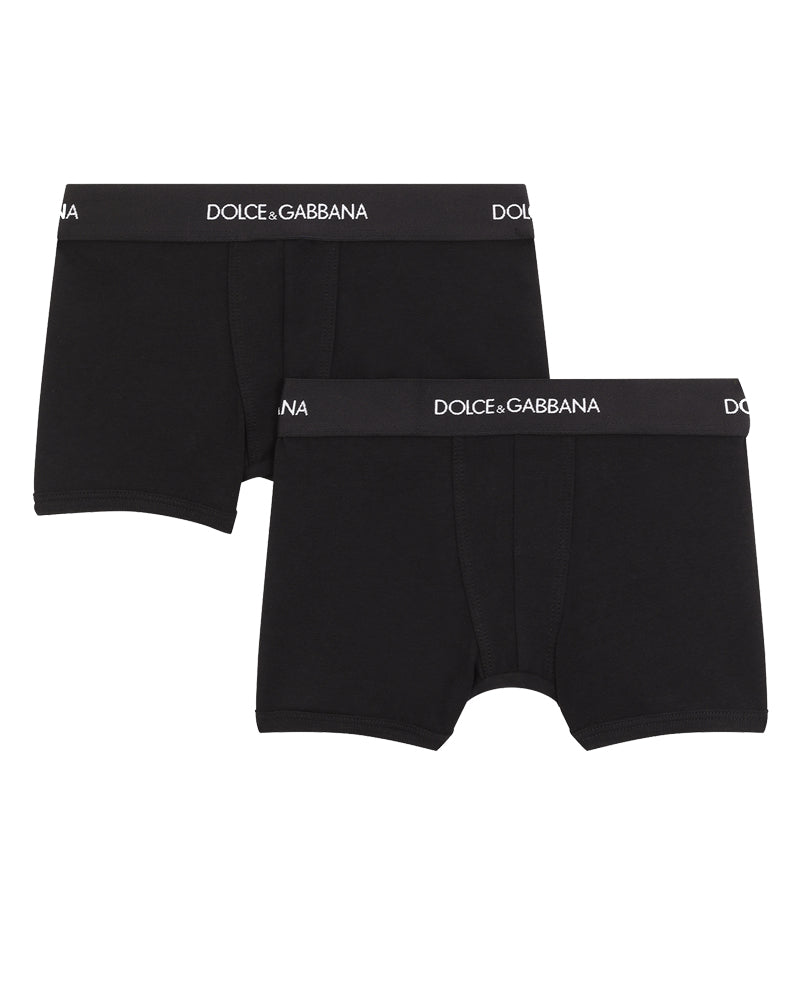 
  
    Dolce
  
    &
  
    Gabbana
  
 Boys Black Boxer Set
