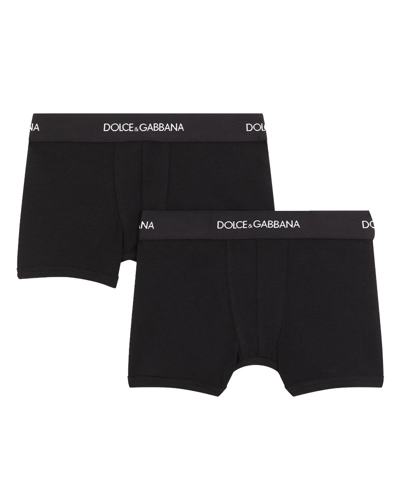 Boys Black Boxer Set