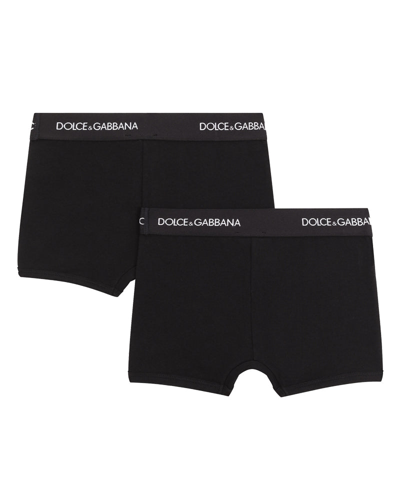 Boys Black Boxer Set