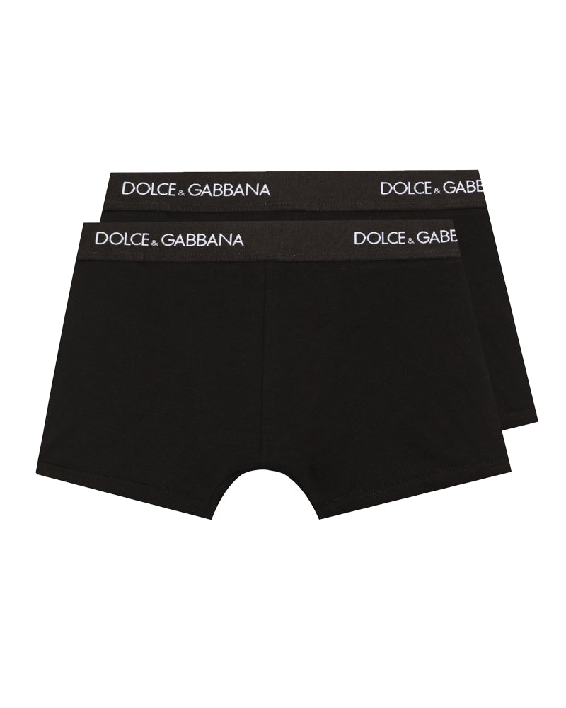 
  
    Dolce
  
    &
  
    Gabbana
  
 Boys Black Boxer Set