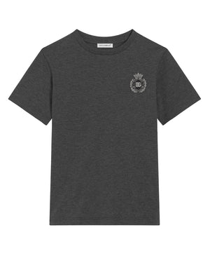 
  
    Dolce
  
    &
  
    Gabbana
  
 Grey Crest T-Shirt