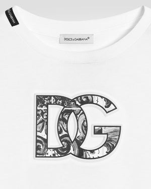 
  
    Dolce
  
    &
  
    Gabbana
  
 Embossed DG Logo T-Shirt