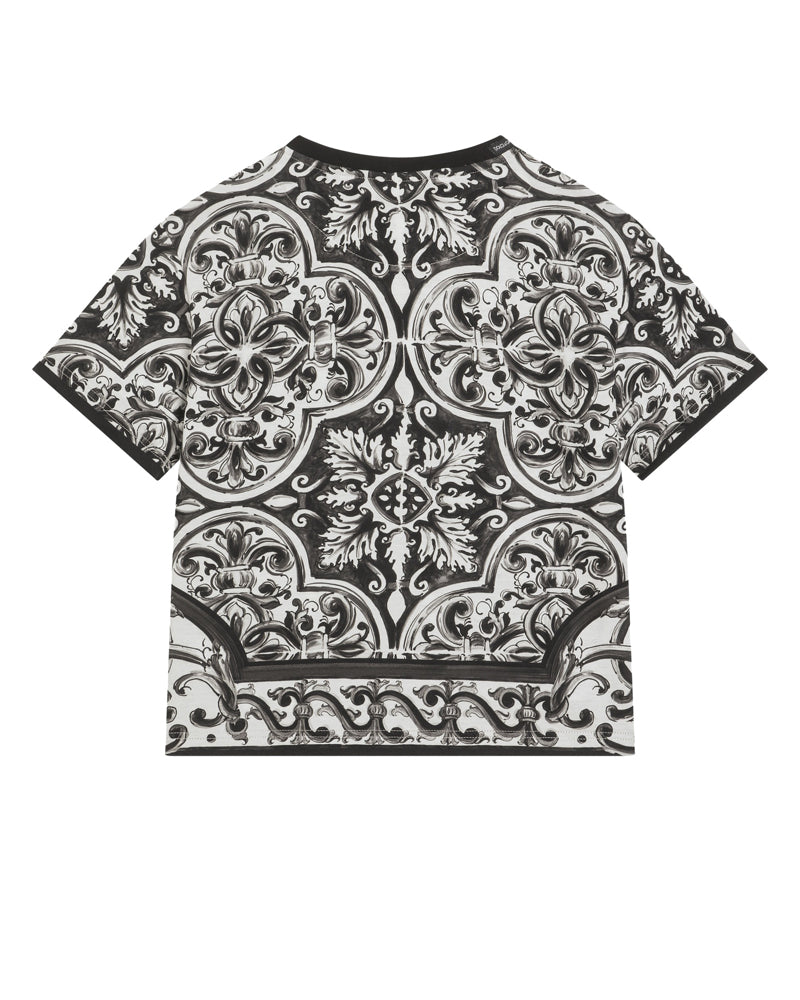 Black Maiolica T-Shirt