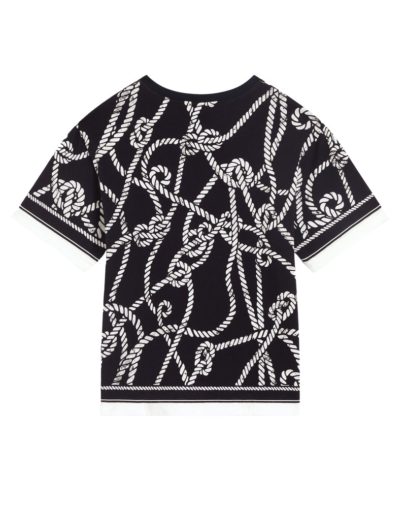 
  
    Dolce
  
    &
  
    Gabbana
  
 Boys Navy Marina T-Shirt