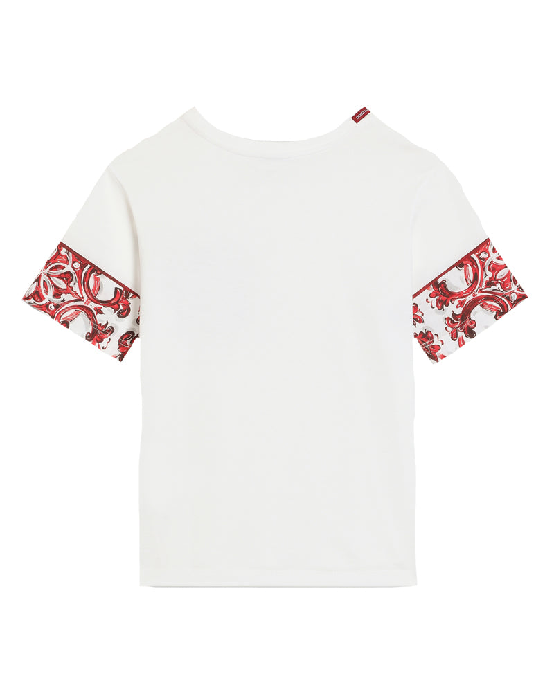 
  
    Dolce
  
    &
  
    Gabbana
  
 Boys Orange Maiolica T-Shirt