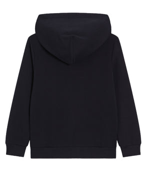 
  
    Dolce
  
    &
  
    Gabbana
  
 Boys Black Plate Hooded Sweater