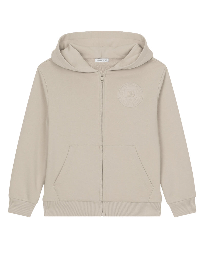 Beige Zip Palermo Sweater