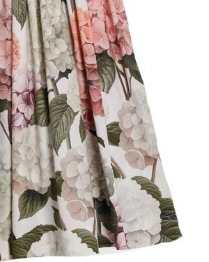 
  
    Dolce
  
    &
  
    Gabbana
  
 Girls Hydrangea Print Poplin Dress