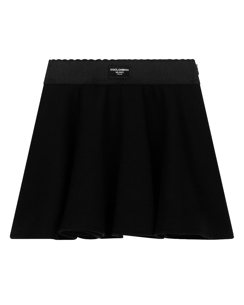 Dolce Gabbana Girls Navy Skirt