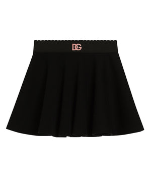 
  
    Dolce
  
    &
  
    Gabbana
  
 Girls Black DG Skirt
