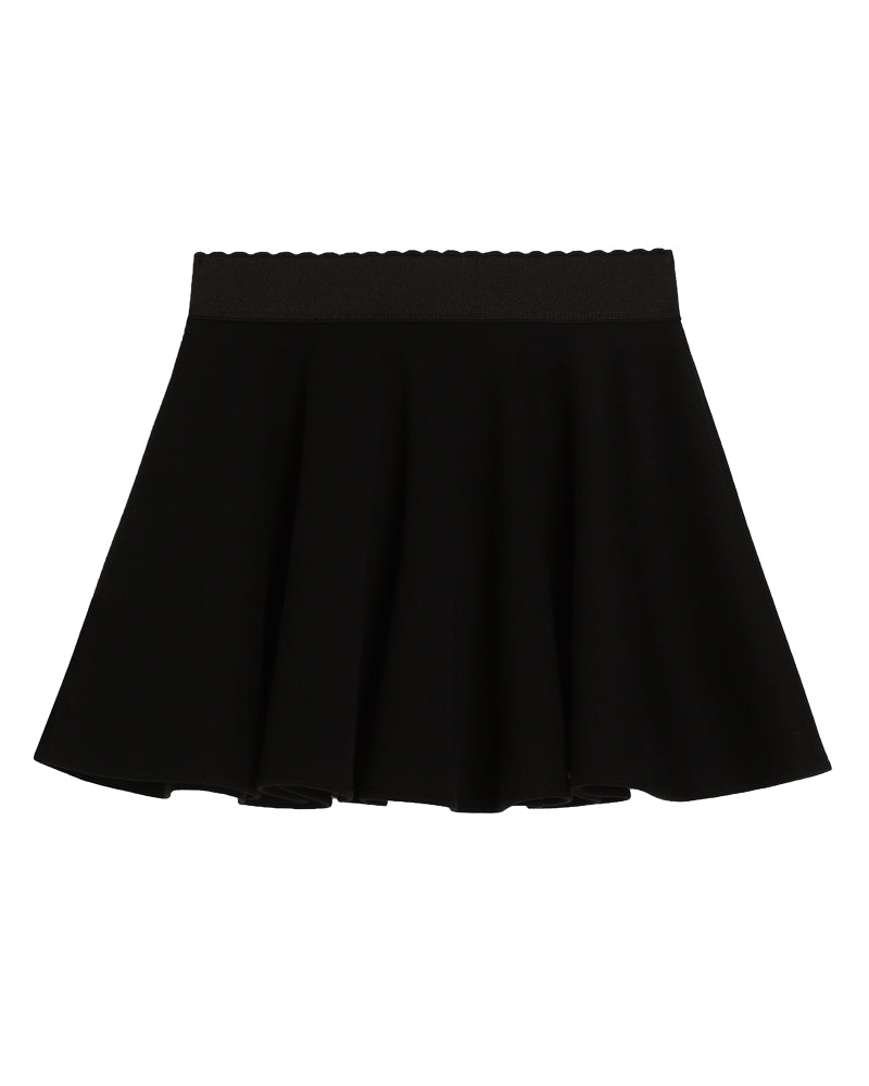 Girls Black DG Skirt