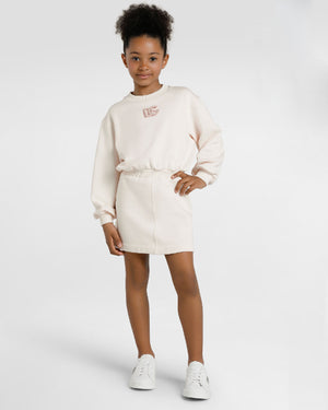 
  
    Dolce
  
    &
  
    Gabbana
  
 Girls Pink Logo Sweater Dress