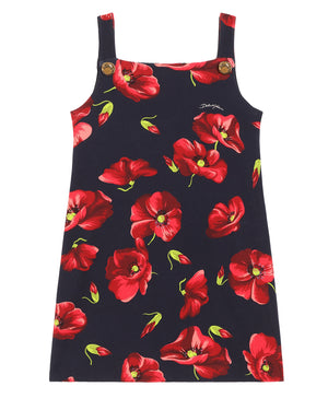 
  
    Dolce
  
    &
  
    Gabbana
  
 Girls Red/Navy Poppy Dress