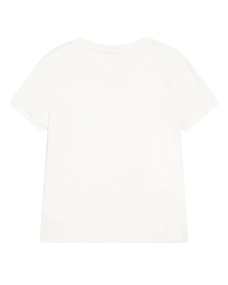 Girls White Logo T-Shirt