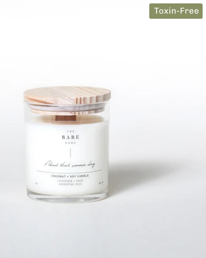 
  
    The
  
    Bare
  
    Home
  
 About That Summer Day Candle - Lavender + Sage