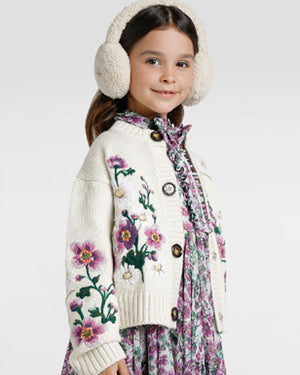 
  
    Dolce
  
    &
  
    Gabbana
  
 Girls Ivory DG Ear Muffs