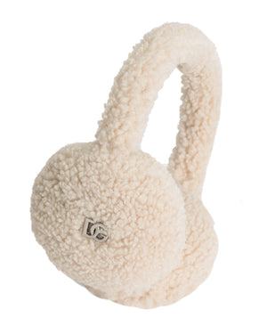 
  
    Dolce
  
    &
  
    Gabbana
  
 Girls Ivory DG Ear Muffs