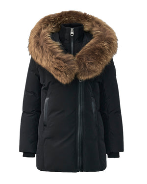 
  
    Mackage
  
 Girls Black Leelee Down Fur Hood Coat