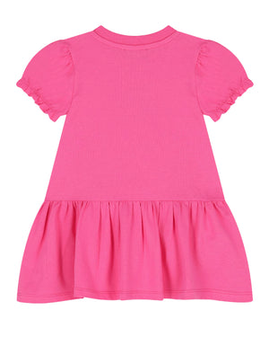 
  
    Moschino
  
 Baby Girls Fuchsia Logo Dress