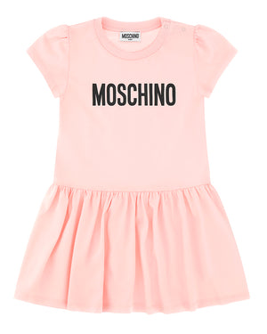 
  
    Moschino
  
 Baby Girls Pink Logo Dress