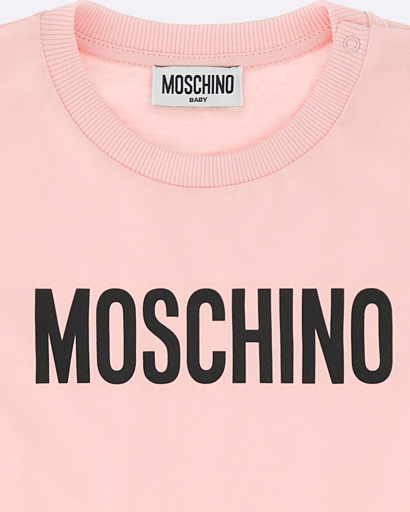 Baby Girls Pink Logo Dress