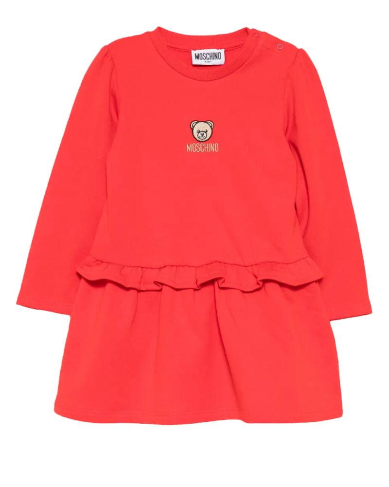 
  
    Moschino
  
 Baby Girls Red Logo Dress