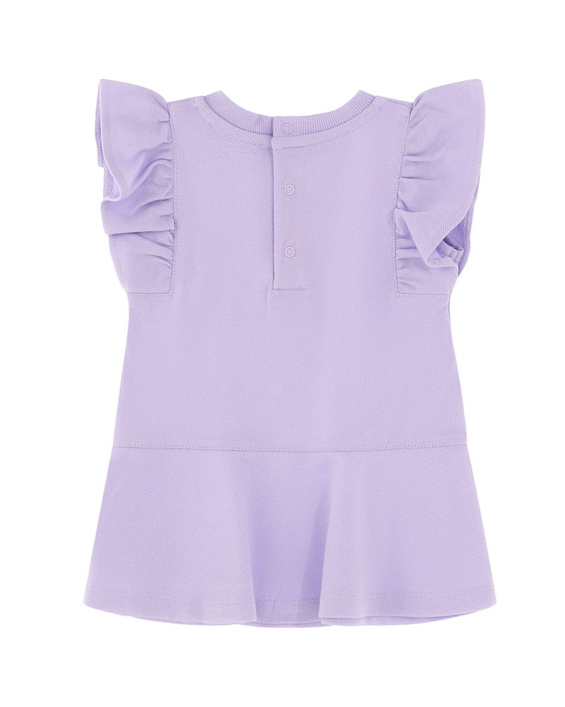
  
    Moschino
  
 Baby Girls Purple Ruffle Bear Dress