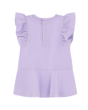 
  
    Moschino
  
 Baby Girls Purple Ruffle Bear Dress