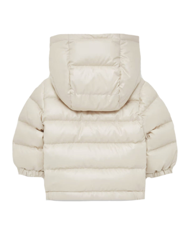 Baby Beige Mesles Down Jacket