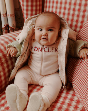 
  
    Moncler
  
    Enfant
  
 Baby Girls Pink Logo Tracksuit