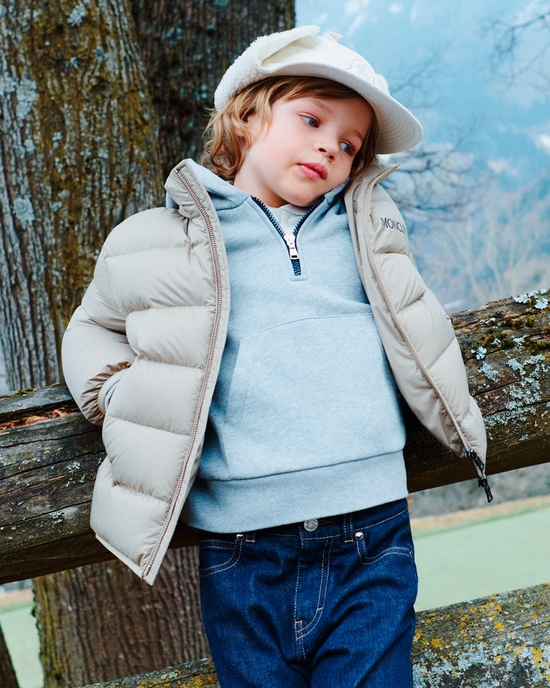 Boys Beige Bajan Down Jacket