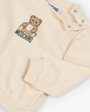 
  
    Moschino
  
 Baby Boys Beige Logo Tracksuit