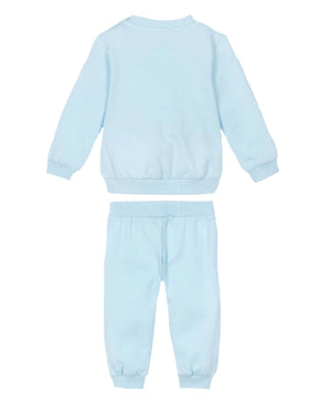 
  
    Moschino
  
 Baby Boys Blue Logo Tracksuit