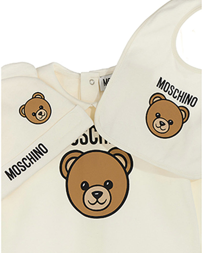 Baby White 3 Piece Bear Gift Set