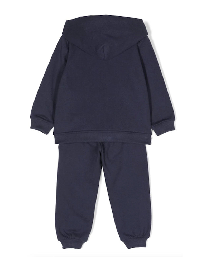 Baby Boys Navy Hooded Tracksuit