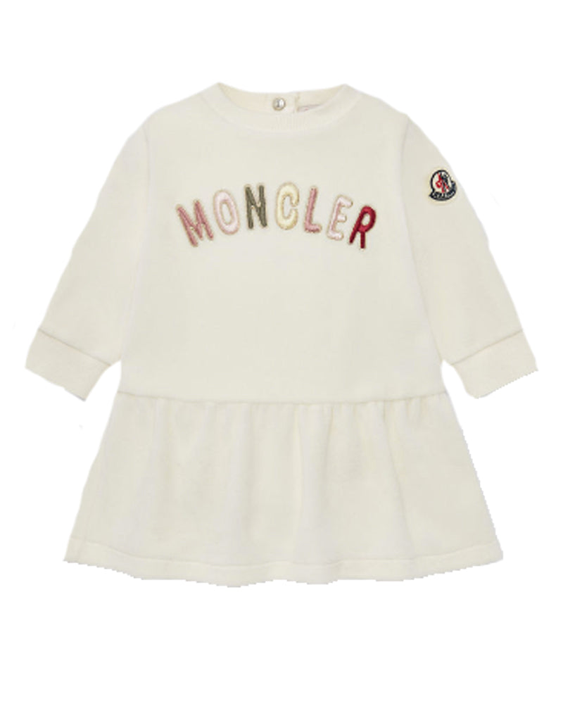 Baby Girls Ivory Velvet Dress