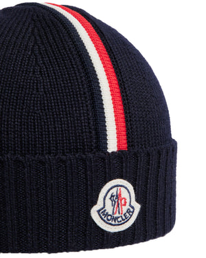 
  
    Moncler
  
    Enfant
  
 Baby Navy Knit Hat