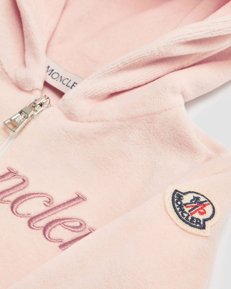 Moncler Kids Enfant Baby Girls Pink Tracksuit