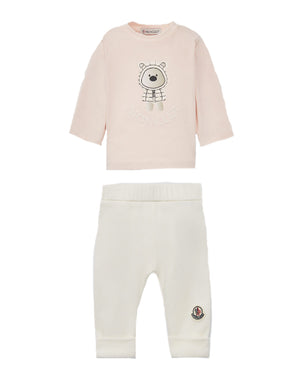 
  
    Moncler
  
    Enfant
  
 Baby Girls Pink Outfit Set