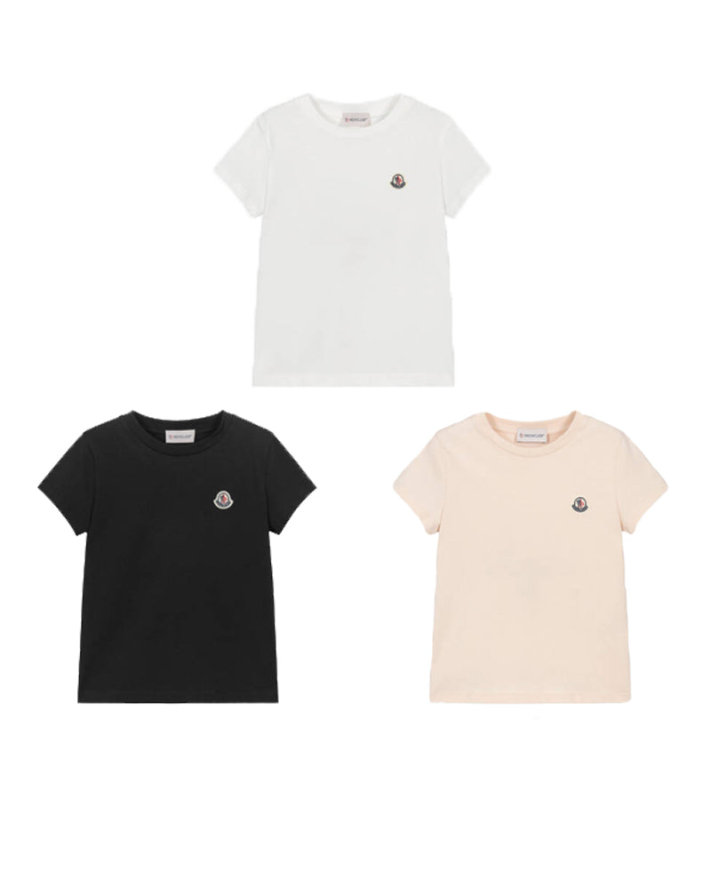 MONCLER Tシャツ/ladies,kids/size 12A Navy blue Cotton T-shirt with logo Moncler Enfant - Vitkac