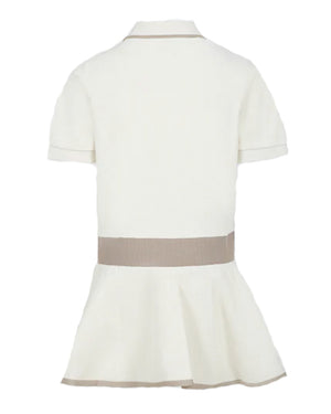 
  
    Moncler
  
    Enfant
  
 Girls Ivory Polo Dress