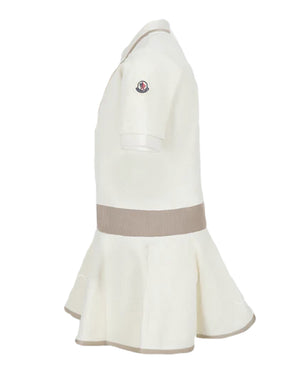 
  
    Moncler
  
    Enfant
  
 Girls Ivory Polo Dress