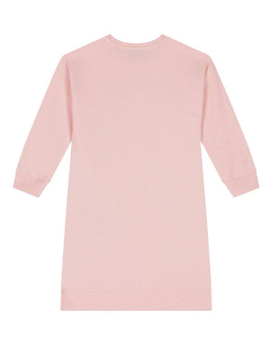 
  
    Moschino
  
 Girls Pink Teddy Logo Sweatshirt Dress