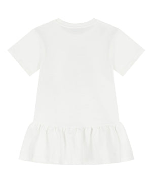 
  
    Moschino
  
 Girls White Toy Bear Dress